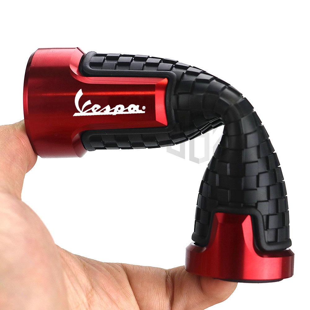 Cặp tay cầm hợp kim cao su Vespa Scooter LT LX GT GTS GTV 300 250 125 200 Sprint 150 22mm CNC