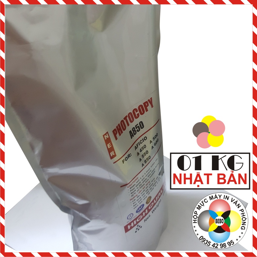 Mực máy Photocopy Ricoh Aficio MP 3550, 3550B, 3554, 3353, 3352, 3351, 3054, 3053, 3055, 3555, Gói 01 KG.