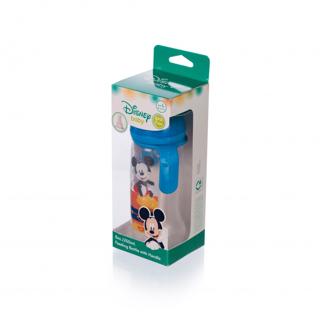 Bình Sữa Cổ Rộng Có Tay Cầm Disney Thái Lan 125ml/250ml DN80133/DN80132