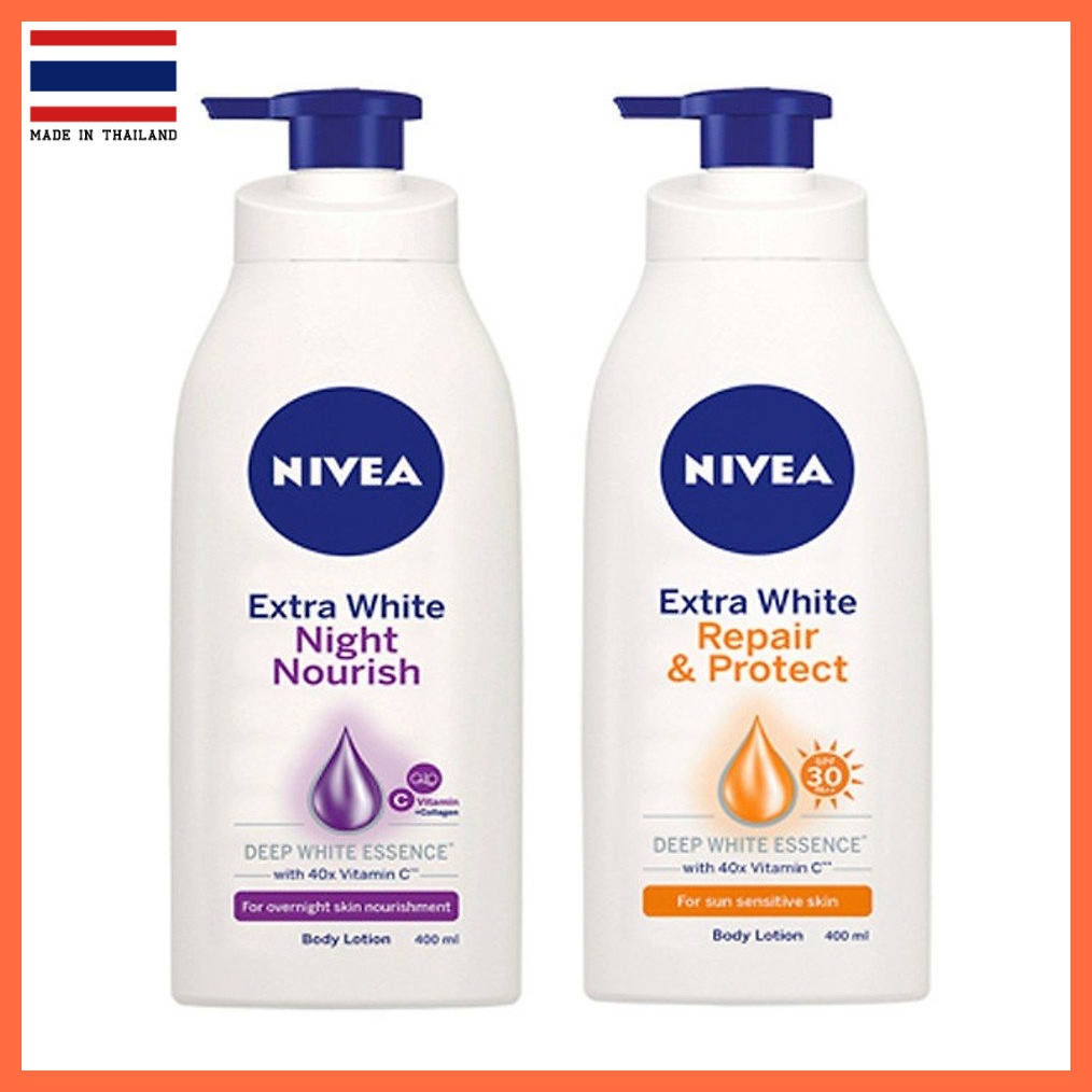 Sữa Dưỡng Thể Trắng Da Nivea Ngày Và Đêm (400ml và 200ml)