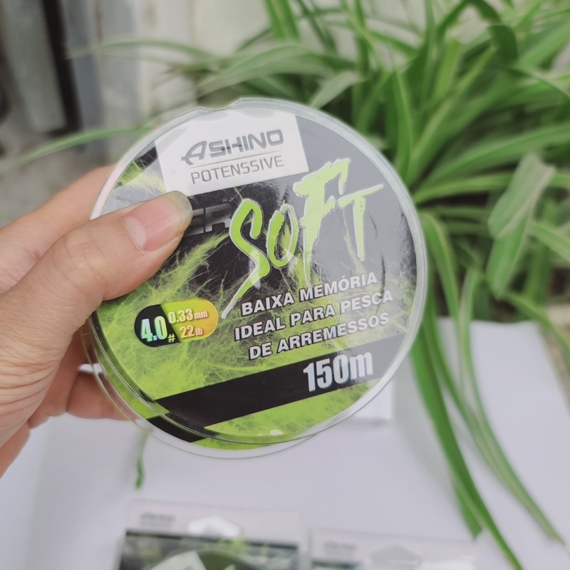 Cước câu cá siêu bền ASHiNO Fiber Soft