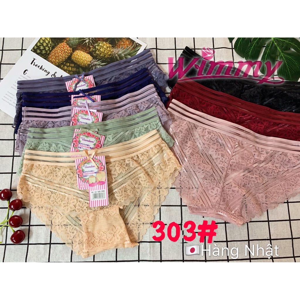 10 Quần Lót Ren Mềm Mại Siêu Đẹp Xuất Nhật 303#