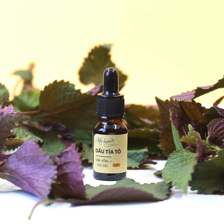 Dầu Dưỡng Tía Tô MỘC HƯƠNG Handmade Giúp Dưỡng Ẩm, Sáng Da, Kiềm Dầu, Trẻ Hóa 10ml