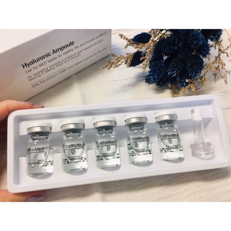 Tinh Chất HA Cô Đặc Siêu Dưỡng Ẩm Tăng Sinh Collagen Cellformed Hyaluronic Ampoule  ( 7ml*5 lọ )