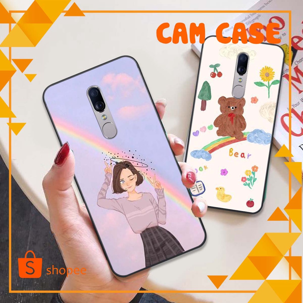 Ốp lưng OPPO F11 / F11 Pro in hình RAINBOW sặc sỡ màu sắc, gấu đáng yêu, cute