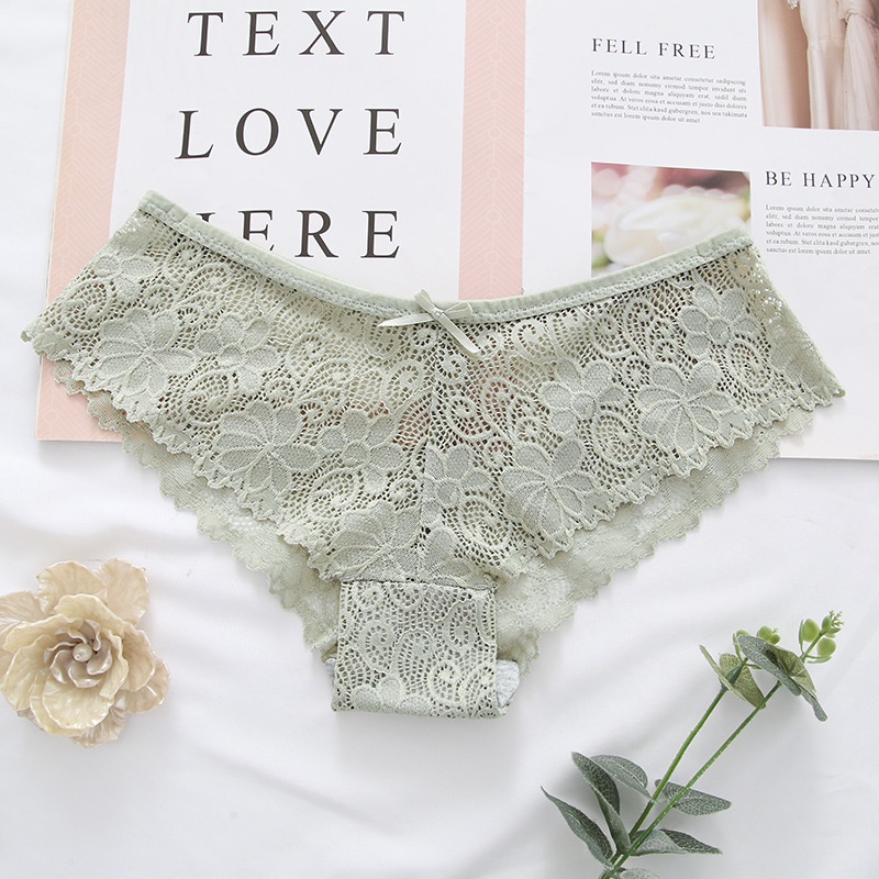 [Thanh Lý] Quần lót ren nữ sexy nửa mông gợi cảm hàng hàng Quảng Châu cao cấp bền đẹp KIMCHIBIKINI QL145