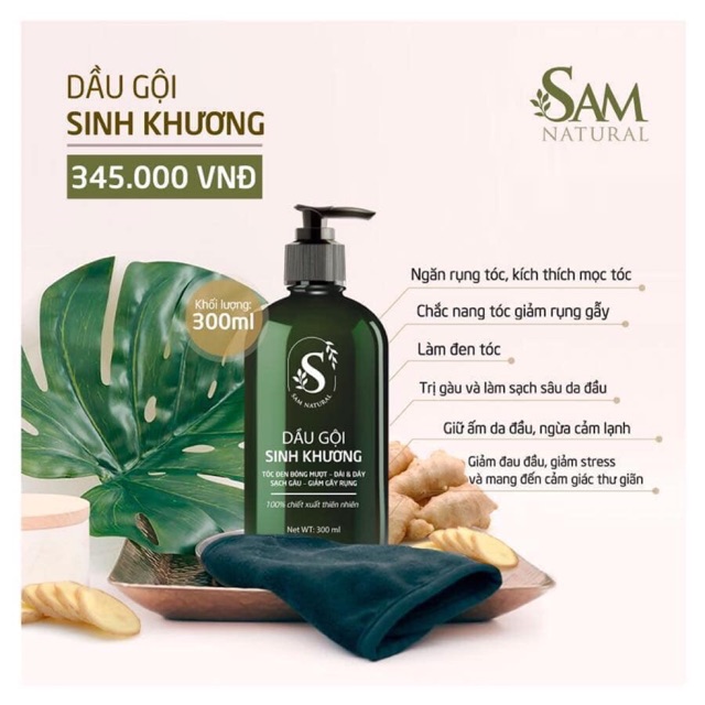 Dầu gội Sinh Khương chống rụng tóc