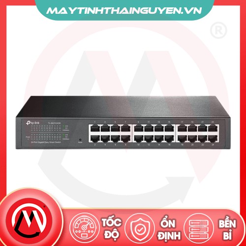 1000Mbps - TP-Link Switch Gigabit 24 cổng 10/100/1000Mbps Gắn tủ/ Để bàn -TL-SG1024D, hub, bộ chia mạng [Chính Hãng]