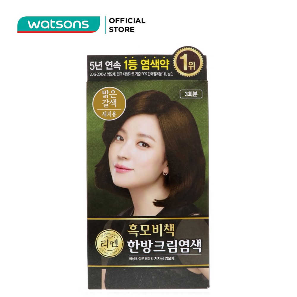 Kem Nhuộm Reen Heukmobichaek Oriental Light Brown 128g