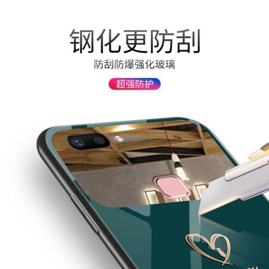 Cặp đôi điện thoại gương trang điểm màu đỏ ròng trí thun ngắn tay | BigBuy360 - bigbuy360.vn