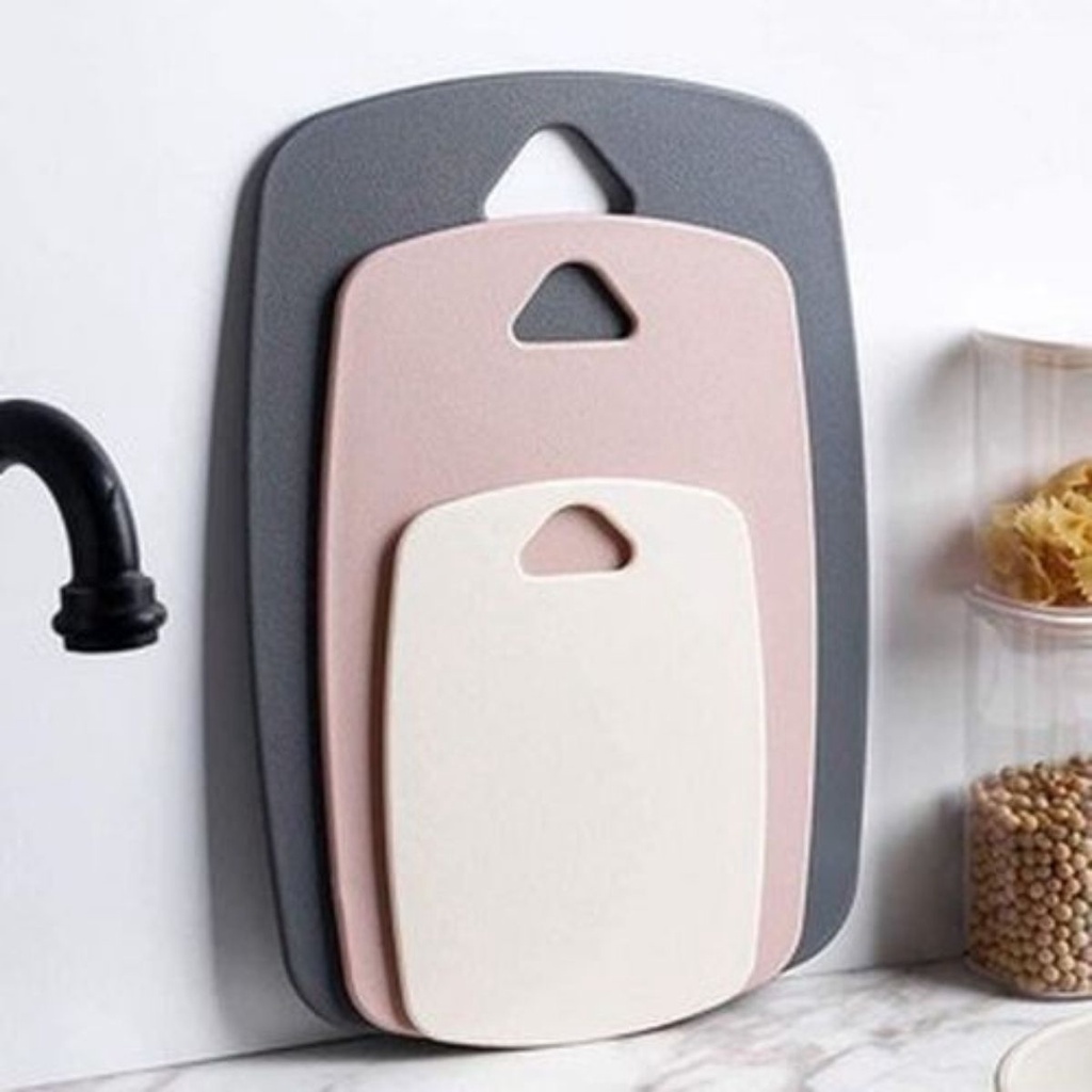 BỘ 3 THỚT NHỰA Kháng Khuẩn Hàn Quốc, Chống Trầy, Chống Trơn Trượt, Nhựa PP Cao Cấp, An Toàn Cho Sức Khoẻ