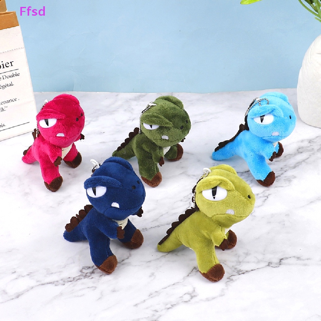 Đồ Chơi Thú Nhồi Bông Hình Khủng Long T-Rex 12CM Có Móc Khóa