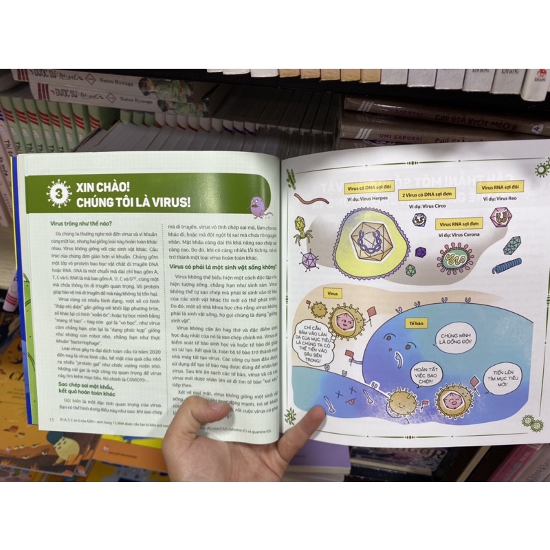 Sách-Virus không cố ý - Câu chuyện về virus, vi khuẩn và COVID-19