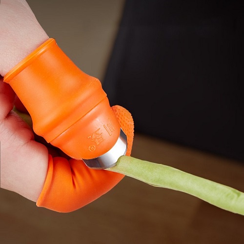 Ngón cái bấm cắt rau củ - nạo gọt tiện lợi chống bẩn móng tay Bộ Móng Nhặt Rau Củ Quả