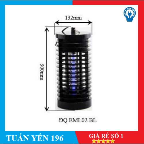Đèn bắt muỗi Điện Quang hình tháp - Mẫu ĐQ EML02 BL