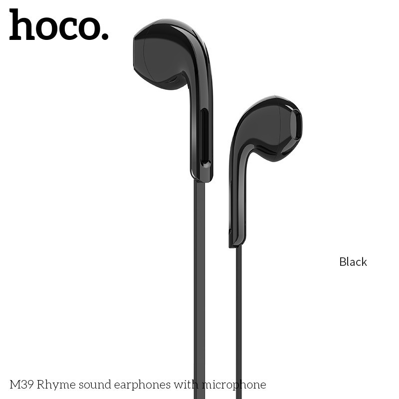 Tai Nghe Nhét Tai Hoco M39 Có Dây Giắc Cắm Micro 3.5mm Một Nút Điều Khiển Trên Dây Đa Năng 1.2m