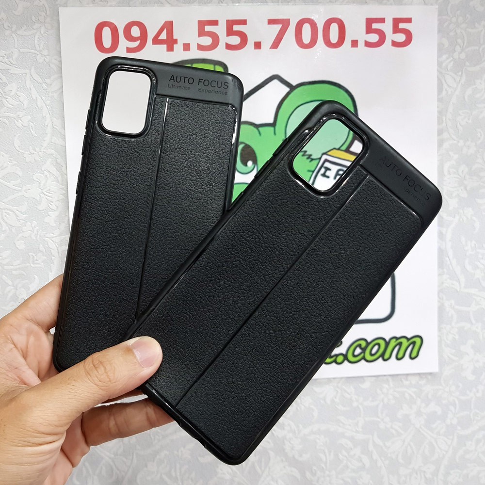 Ốp Lưng Samsung A71 Dẻo Vân Giả Da Loại Thường