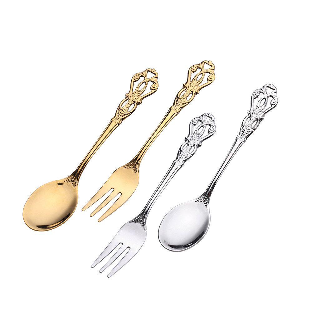 Muỗng Cà Phê Chạm Khắc Mới 1