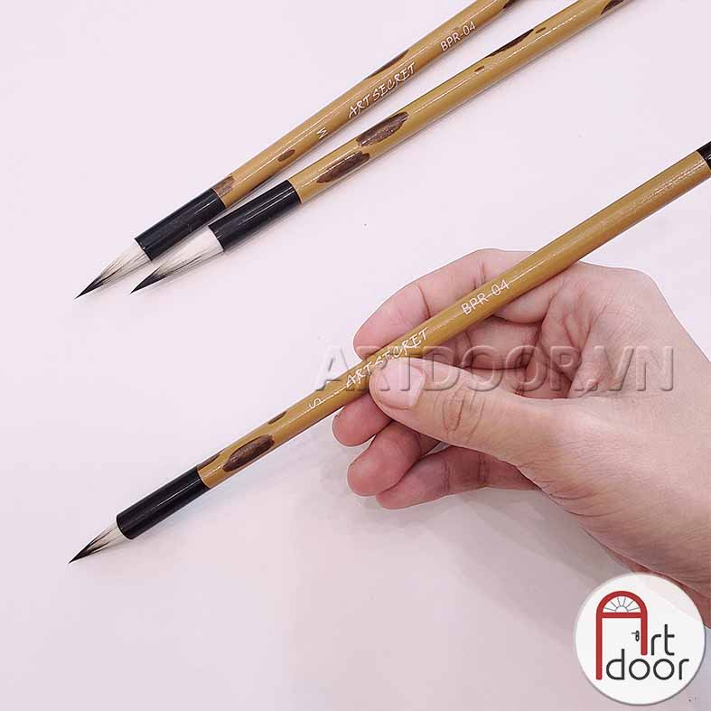 [ARTDOOR] Cọ vẽ đầu Tròn thư pháp ART SECRET lông Ngựa Thỏ (BPR04)