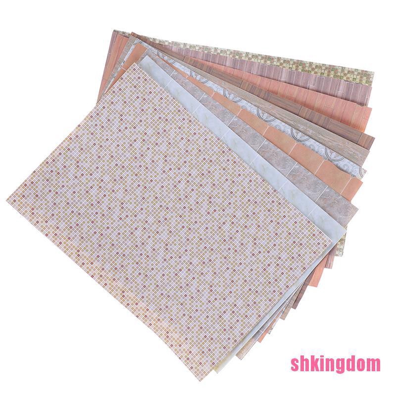 Tấm giấy lót trang trí nội thất nhà búp bê độc đáo tỉ lệ 1:12