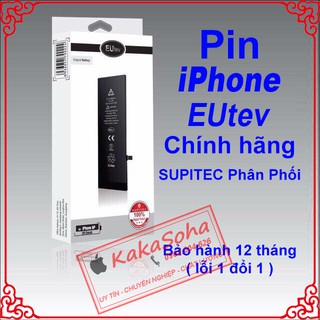 Pin iPhone chính hãng EUtev cho iPhone 5/5s/SE/6/6Plus/6S/6SPlus/7/7Plus/8/8Plus/X/XS/XSMAS