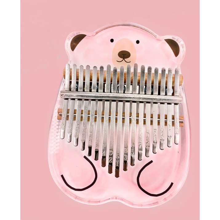 Đàn Kalimba Trong Suốt Pha Lê 17 Phím Chính Hãng - Đầy Đủ Phụ Kiện