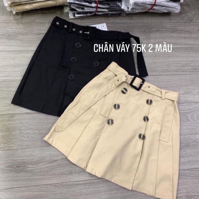Chân váy kaki
