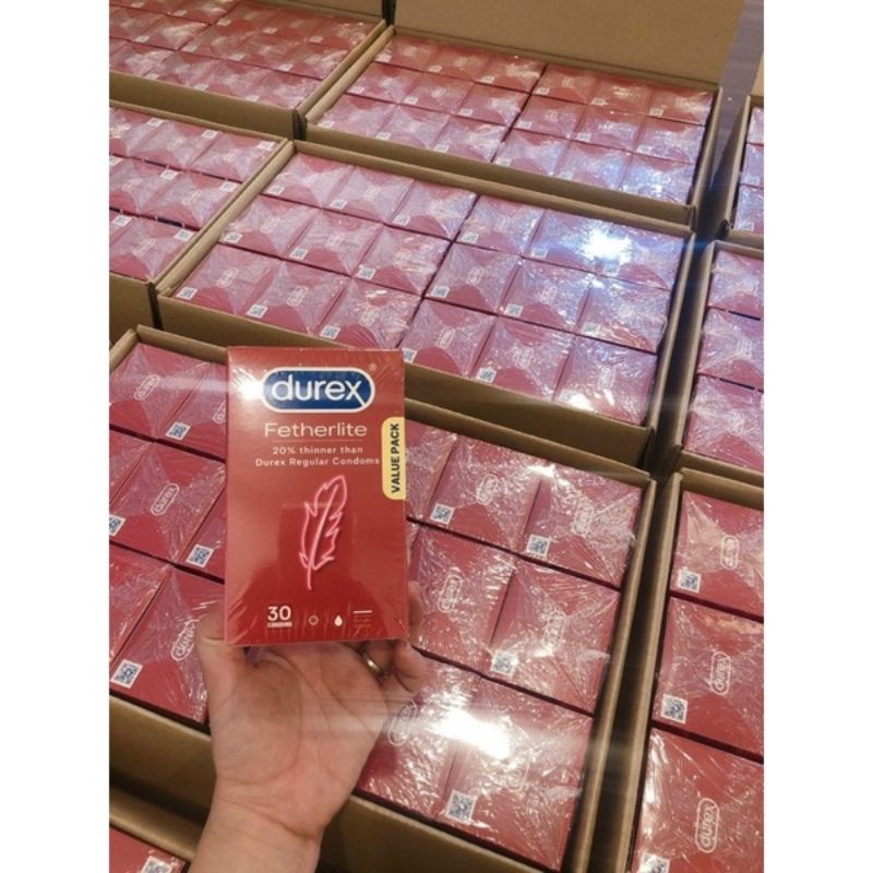 [HÀNG ÚC] Bao cao su Durex 30 miếng siêu mỏng Úc