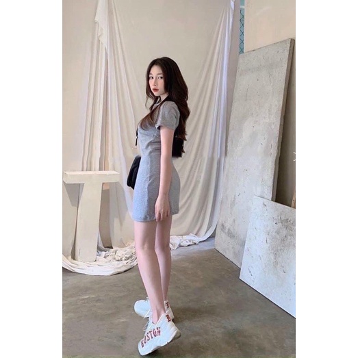 Đầm nữ polo tay ngắn cotton body ôm eo váy dáng ôm sát thân tô thêm nét đẹp gơi cảm và sự duyên dáng cho người mặc Q025