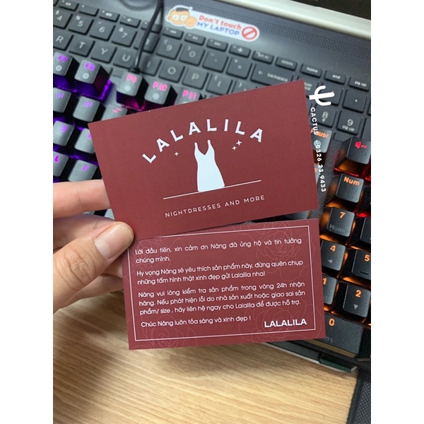 In Card Cảm Ơn theo yêu cầu, Thiệp Cảm Ơn, Thank You theo yêu cầu