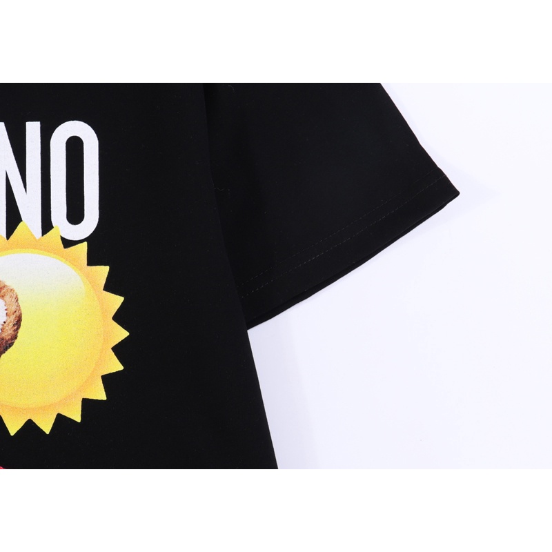 Áo Thun cotton Tay Ngắn In Hình Gấu Dễ Thương Cho Nam Và Nữ