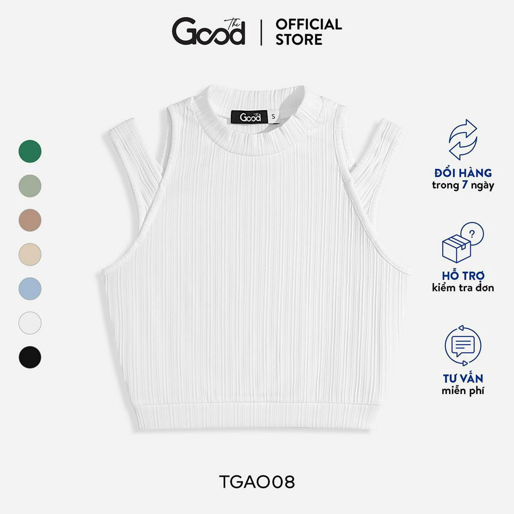 Áo Croptop Len Tăm Cut Out The Good/Tanktop Cutout | BigBuy360 - bigbuy360.vn
