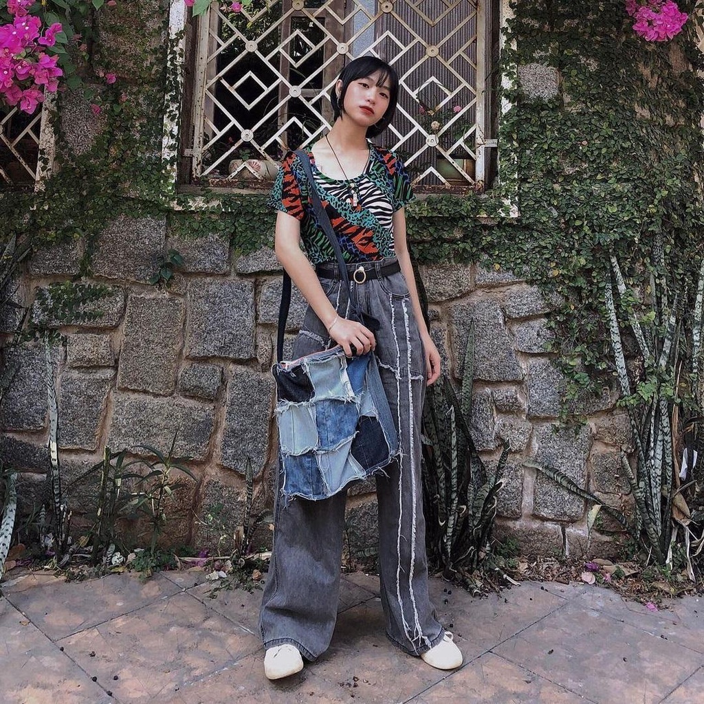 Túi Đeo Chéo Thời Trang Handmade 9 Patch - Musty House