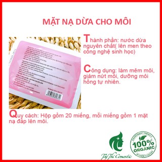 Miếng Lẻ Dùng Thử Mặt Nạ Dừa Cửu Long Dành Cho Môi