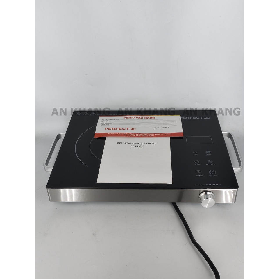 Bếp Hồng Ngoại Cảm Ứng Mặt Kính Perfect PF-BH82 - Không Kén Nồi - Hàng Chính Hãng