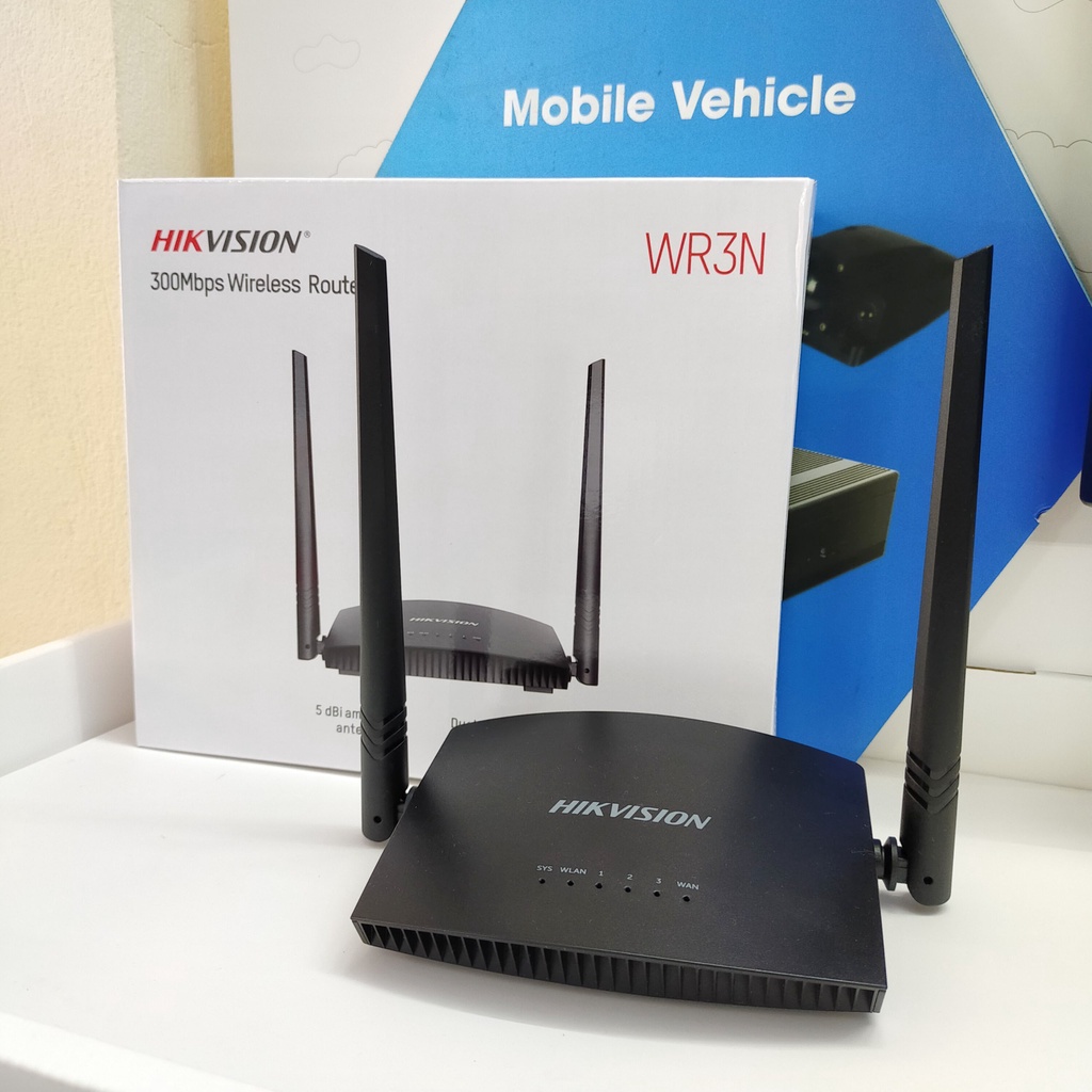 Bộ phát Wifi HIKVISION DS- 3WR3N Tốc độ 300Mbps , Điều khiển từ xa , Sóng Khỏe - Bảo Hành 24 Tháng