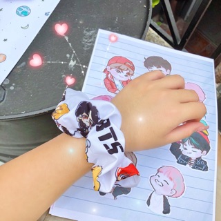 Buộc tóc Srunchies BTS dành cho Army cực chất