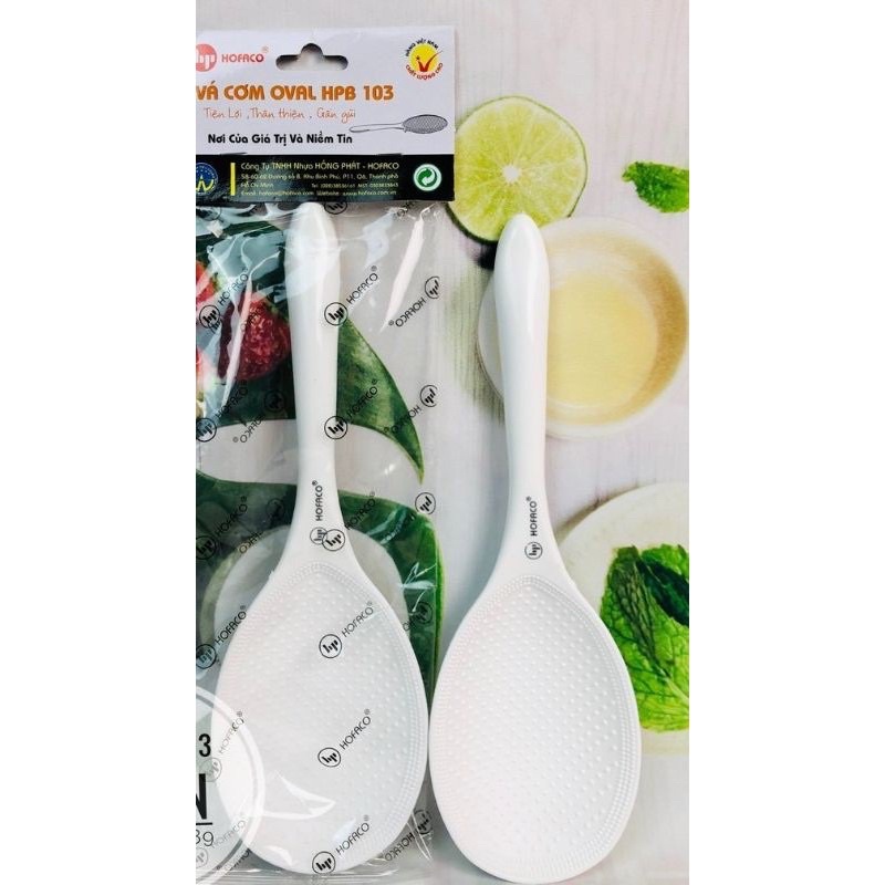 Vá Múc Cơm,Muỗng Xới Cơm OVAL HOFACO HPB 103