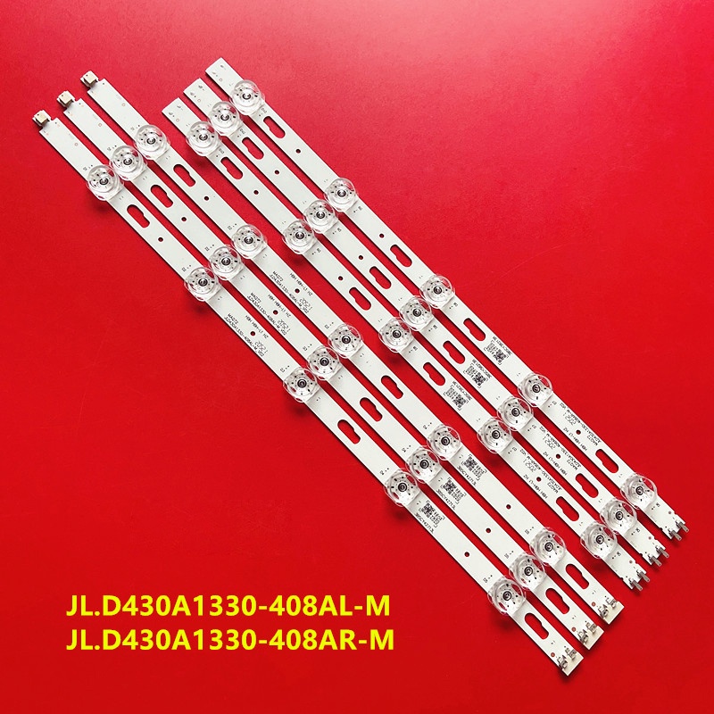 6 Cái = 3 Bộ Dây Đèn Nền led Cho samsung JL.D430A1330-408AR-M 408AL UN43TU700DF 7000 8000 8200