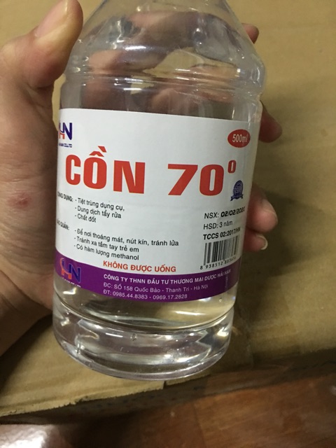Cồn sát khuẩn 70• và 90•