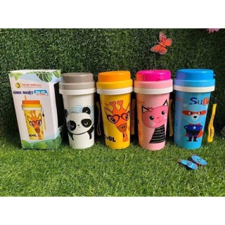 Bình nước giữ nhiệt có ống hút cho bé loại 700ml