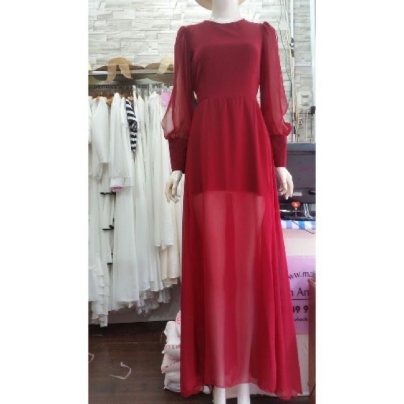 Đầm maxi dạ hội xẻ tà cách điệu- Hình thật Sp 100% | BigBuy360 - bigbuy360.vn