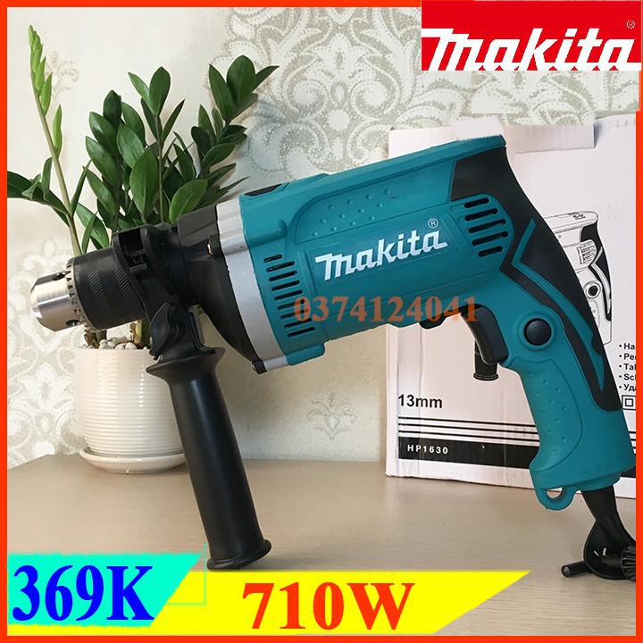 Máy khoan bê tông tốc độ cao 13 ly Makita HP1630 - Máy khoan đục bê tông búa- Máy Bắt Vít