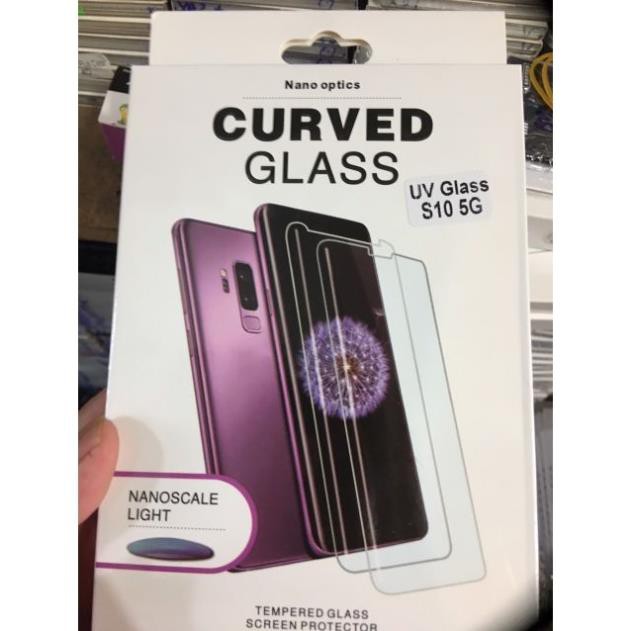 Kính cường lực Full keo UV Galaxy S10/ S10e/ S10 plus/ S10 5G Full màn hình Trong Suốt