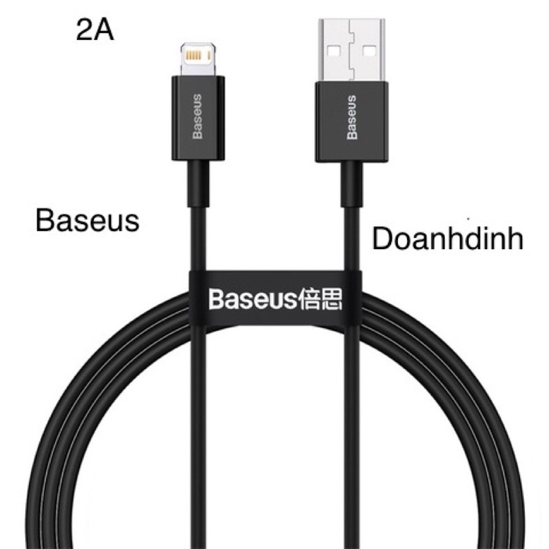 Cáp sạc nhanh 2A Baseus CALYS USB to LIGHTNING 1M