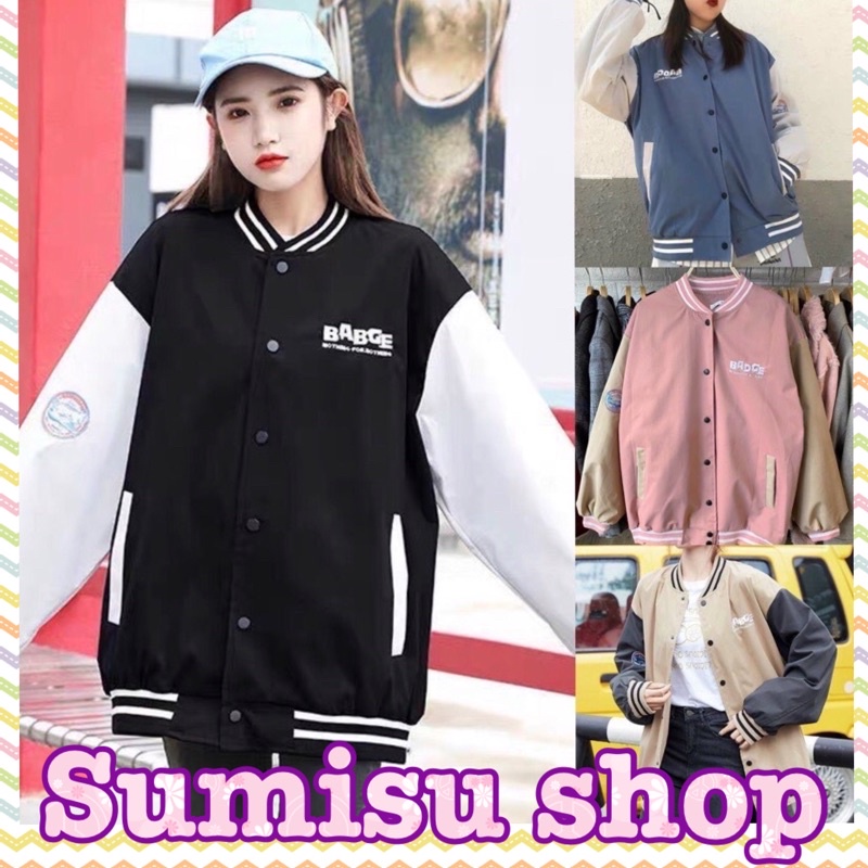 Áo khoác dù, áo khoác bombo, bomber nam nữ, badge Ma236060 sumisu shop