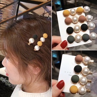Kẹp tóc ngọc trai kiểu Hàn Quốc thời trang dành cho nữ