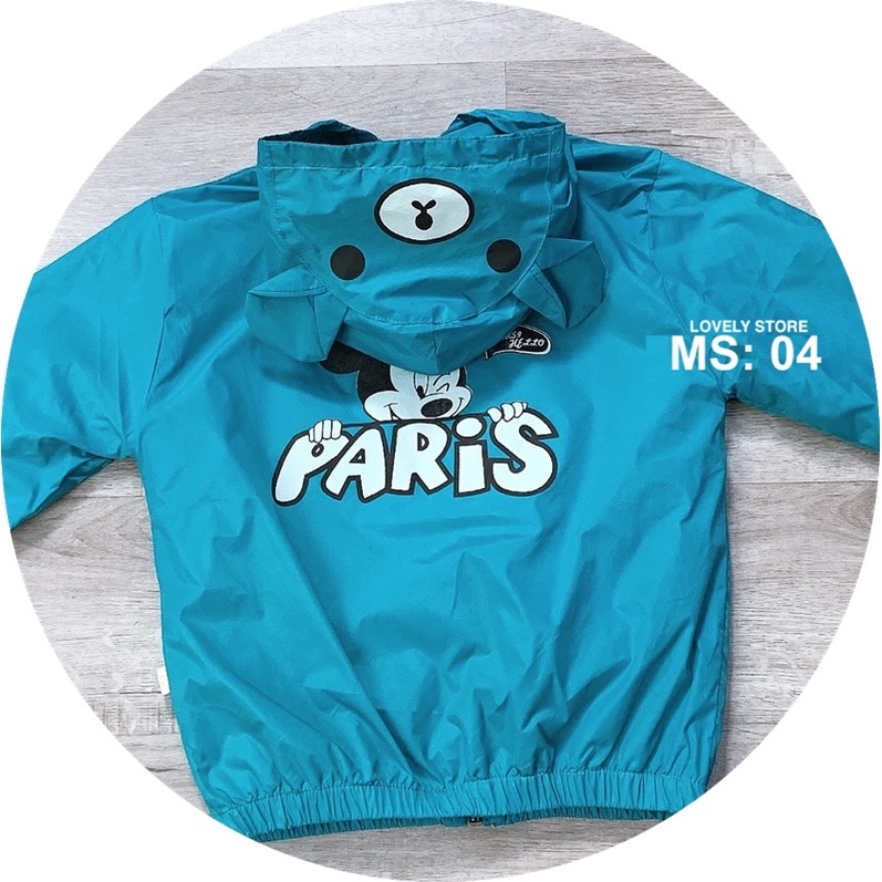 💦Áo Khoác Gió Cho Bé Gái Và Bé Trai . Áo Khoác Có Hoạ Tiết  Đáng iu Cho Bé Gái Và Bé Trai.