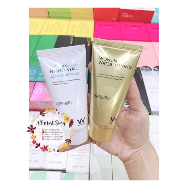 [80ml] SỮA RỬA MẶT WONJIN EFFECT HYDRO VITAL