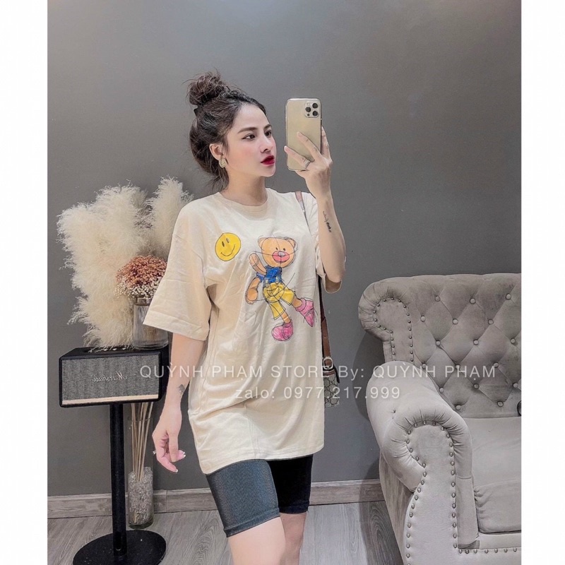 Set bộ áo form rộng quần ngố siêu mát hàng Cao Cấp-The1997